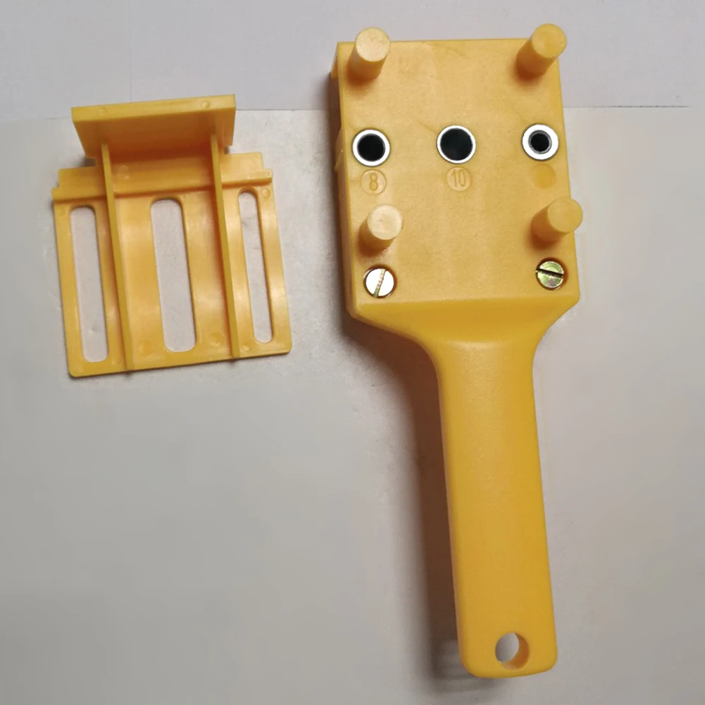 

Quick With Baffle Accurate Orange Self-centers Drill Locator Doweling Jig Easy To Use Mini Woodworking Tool Plastic Dowel Joints
