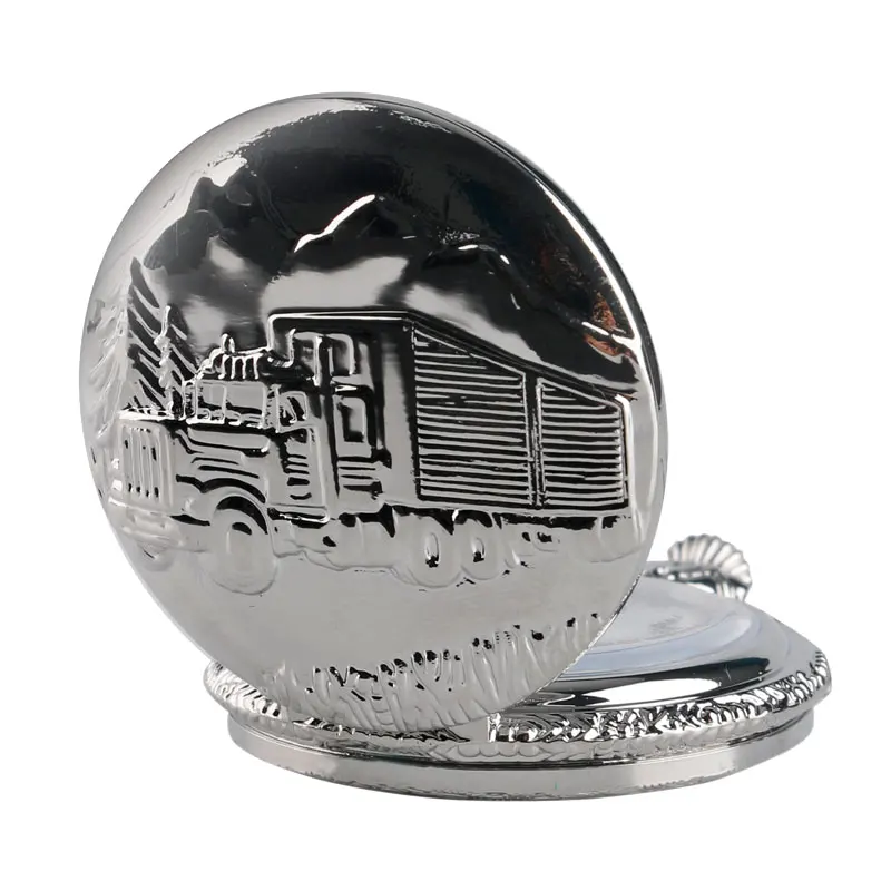

Modern Truck Van Pattern Necklace for Women Men Quartz Pocket Watch Steampunk Watches Pendant Best Birthday Gifts