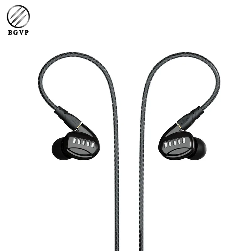 

BGVP DM5 Flagship 2DD+2BA Hybrid Earphone HIFI DJ Monitor Metal Bronze Earphone Audiophile DIY