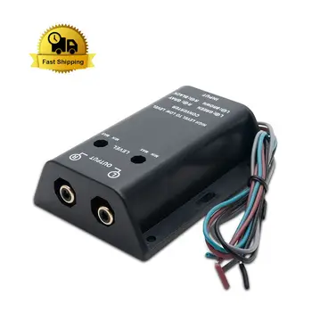 

New Arrival Car Audio Stereo Speaker Wire to 2 RCA Adjustable Line Level Converter Module for Car Audio