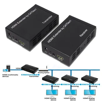 

100M 1080P HDMI Extender Over RJ45 Network UTP Cable TCP/IP Technology Multiple HDMI Splitter IR Control Contorl Repeater HDCP