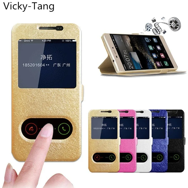

For Huawei Honor 10i Case Flip Pu Leather Cover View Window Stand Book Case For Huawei Honor 10i Hry-lx1t 10 I Phone Back Cover