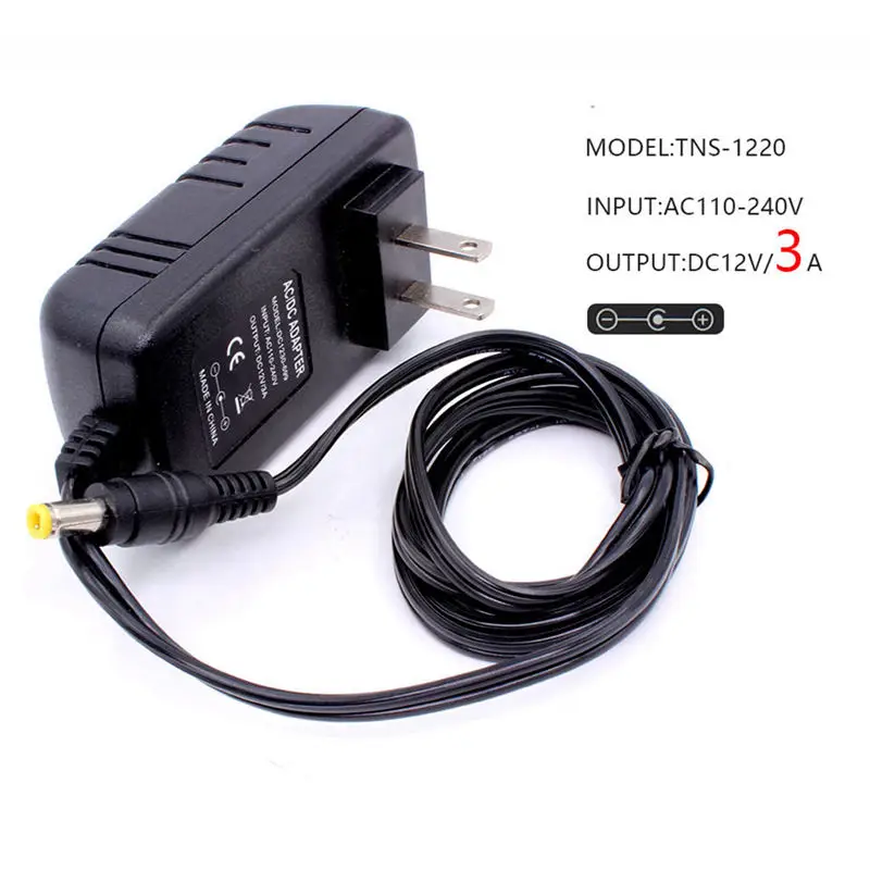Ac/Dc 12V 2A 24W адаптер питания трансформатор для 5050 3528 Светодиодные полосы света