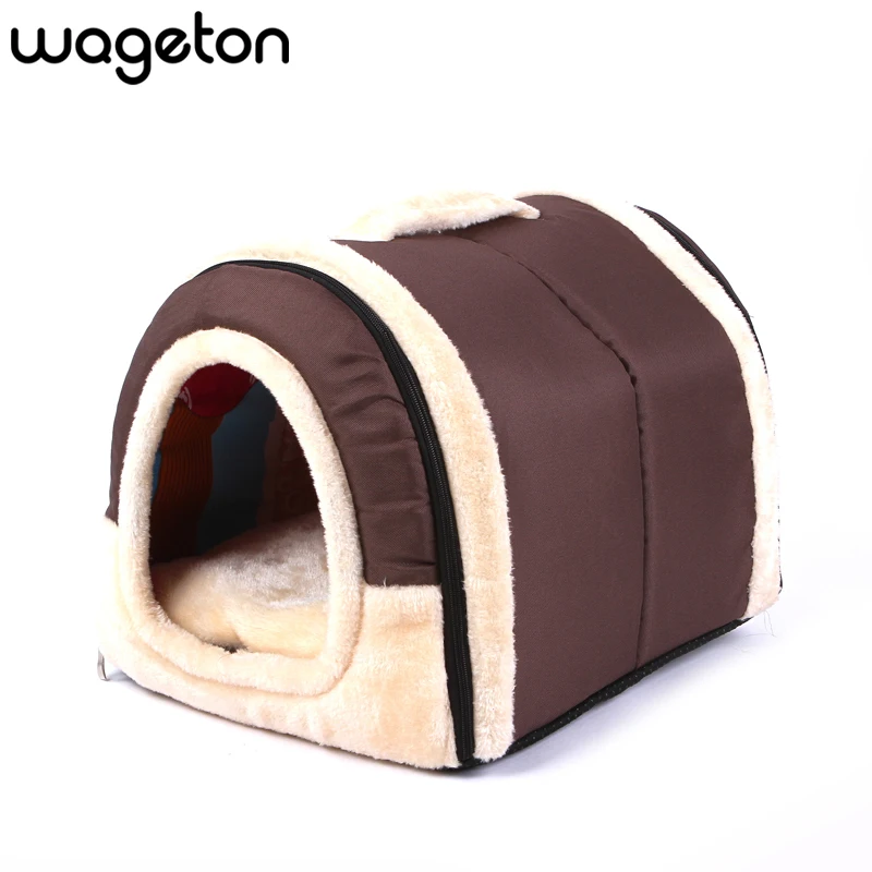 Принт домик для домашних животных Wageton теплая собака кровать питомник коврик