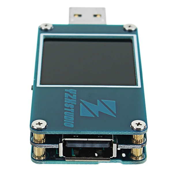 YZXstudio ZY1276 цветной измеритель QC3.0 PD Быстрая зарядка Дракон USB ток и напряжение Емкость Тестер