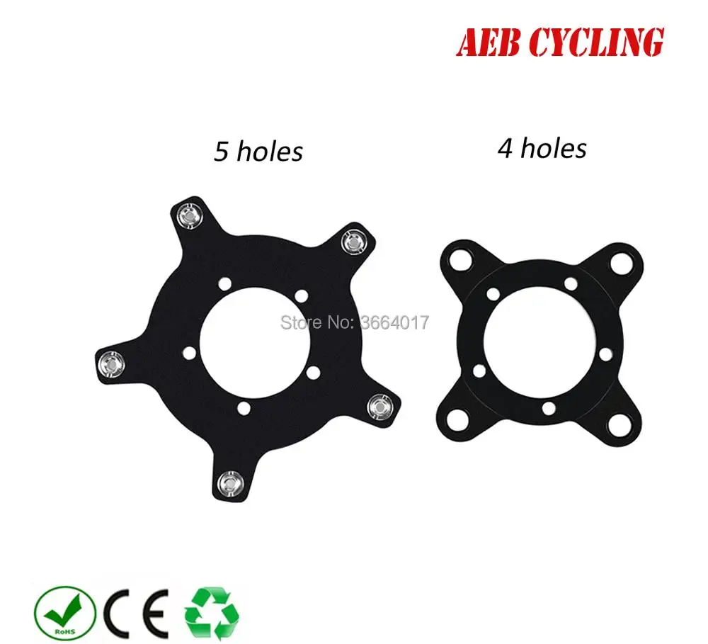 Ebike Electric bicycle Motor 104BCD 130BCD Chainring Spider Chain Ring Adapter
