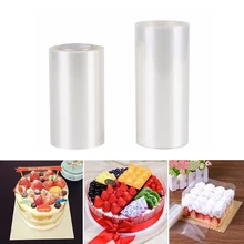 8 см/10 см мусс десерт край оберточная лента прозрачный торт воротник выпечки торт воротник рулон упаковки DIY торт инструмент 15