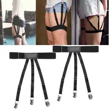 Мужская деловая рубашка остается подвязки ноги пояс для подтяжек мужские подтяжки для рубашки держатель Tirantes Crease-Resistance носок стремя