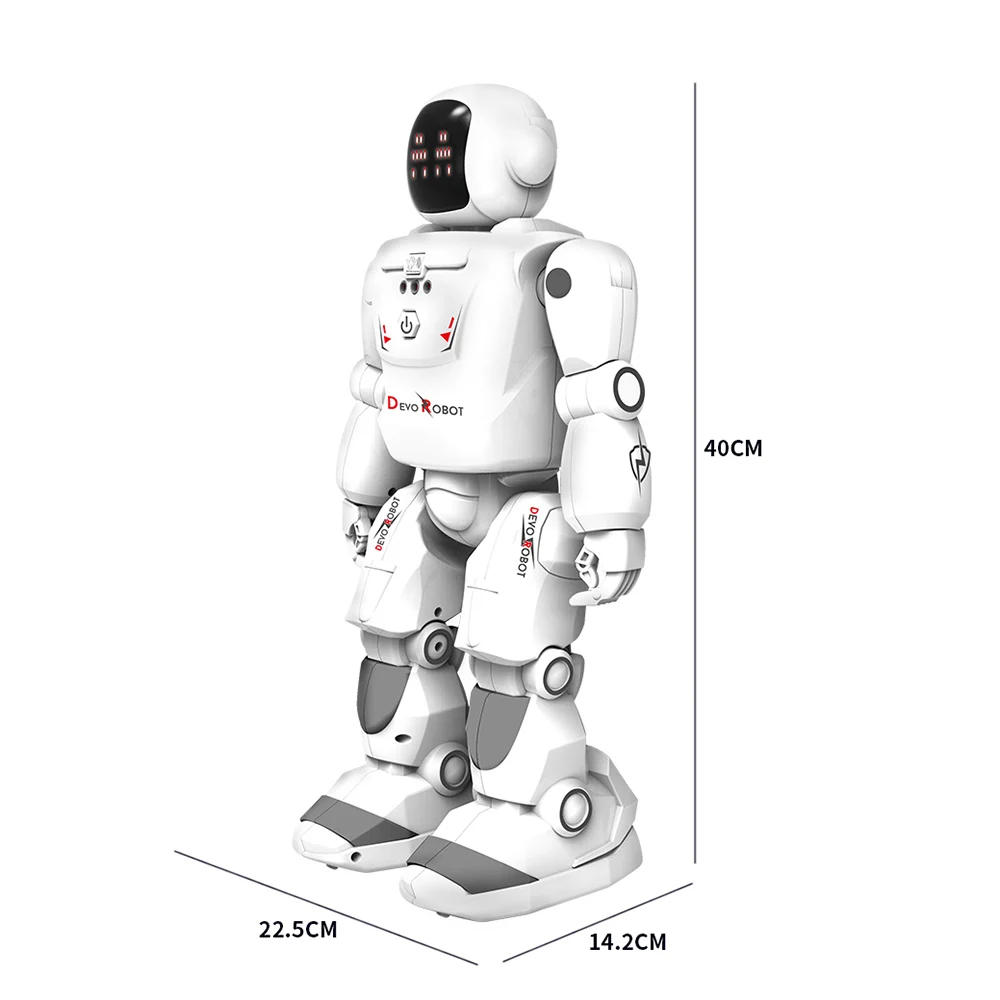 DEVO робот умный RC робот программируемый Инфракрасный контроль жестов танцевальный светодиодный робот для детского подарка игрушки для взрослых