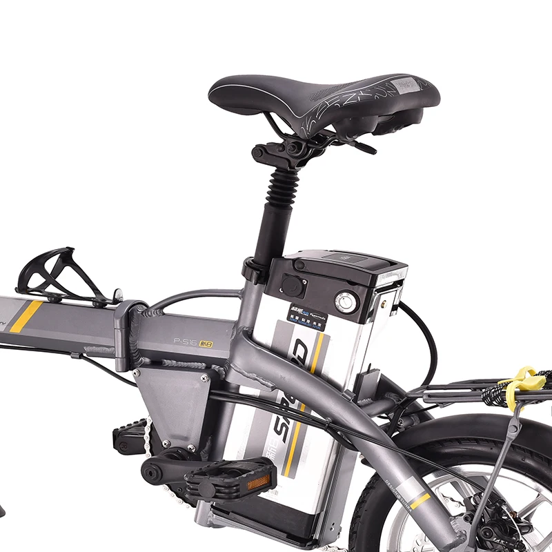 Electric Bike 48V Two Wheels Electric Bicycle Single Motor 240W Adults Women Folding Mini Electric Scooter With Seat Electric Bike 48V Two Wheels Electric Bicycle Single Motor 240W Adults Women Folding Mini Electric Scooter With Seat