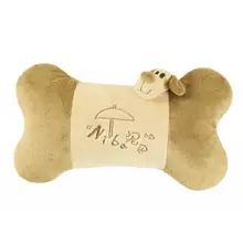 В форме косточки, Автомобильная подушка для шеи Собачка Стиль подушка дорожная подушка(хаки