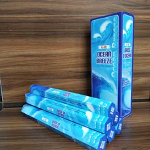 T 110 шт./лот, палочки, Океанский Бриз, Индийские благовония, искусственный аромат, для чайки, сада, офиса, буддиста, освежающий, комнатный аромат