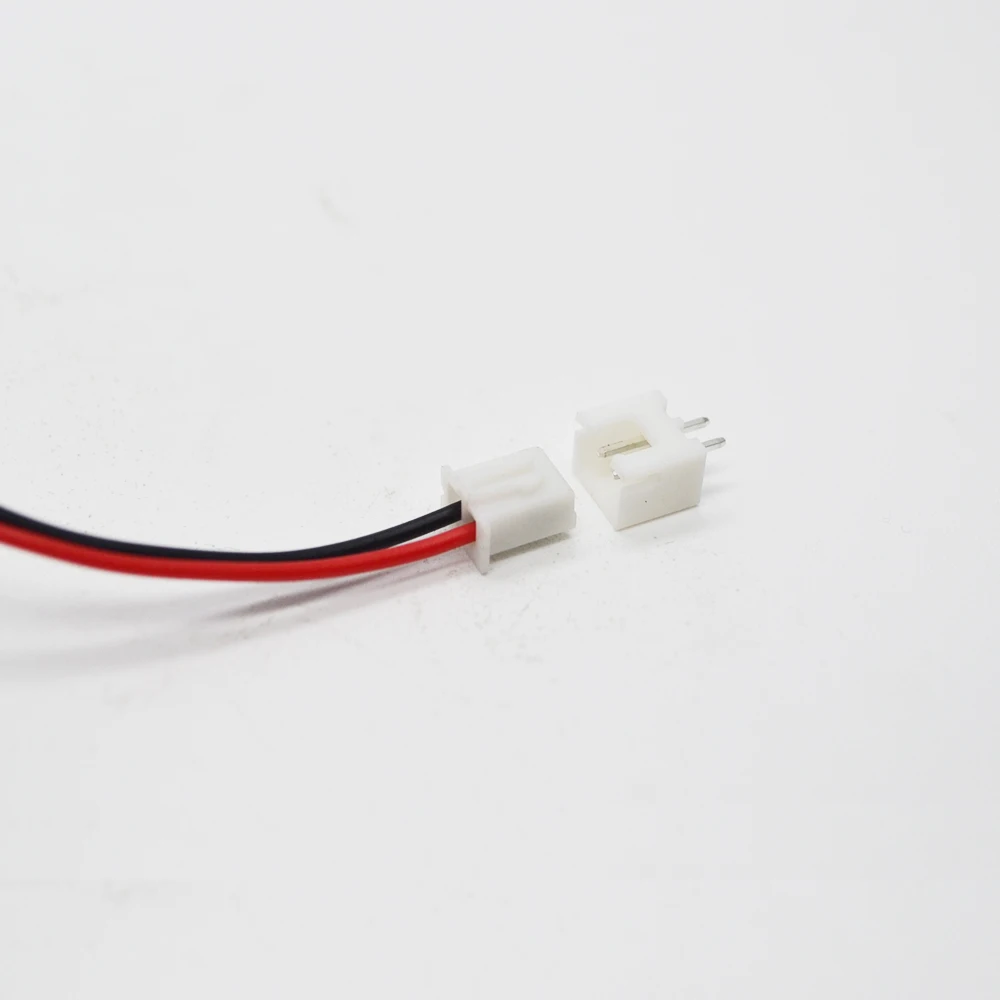 10 компл./лот 26AWG JST XH2.54 2 контактный Штекерный кабель длиной 10/15/20/30 мм