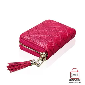 

Women Short Wallets Leather Female Plaid Purses Card Holder Wallet 762-40 Fashion Woman Small Zipper Wallet With Coin Purse