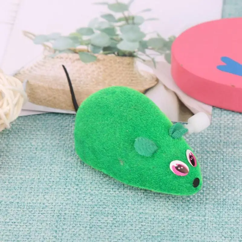1 шт. мини заводная ловушка для мышей игрушка кошки котенка плюшевые игрушки