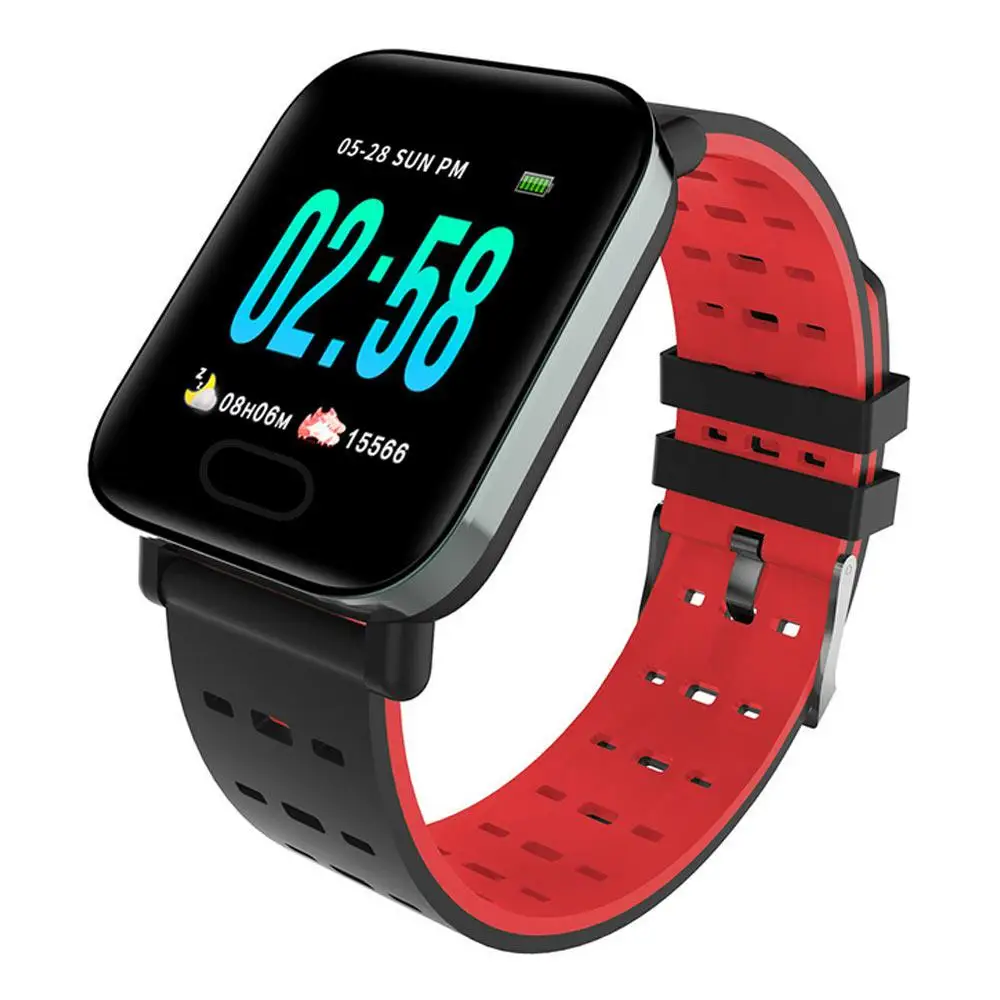 

Smart Bracelet Watch IP67 Life Waterproof Heat Rate Step Monitor Sports Bracelets ffor Android iPhone iOS