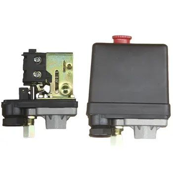 

1pc Pressure Control Switch Air Compressor Valve Single Hole Relief Regulator Pressure Switch Stand Gauges 1/4 Thread