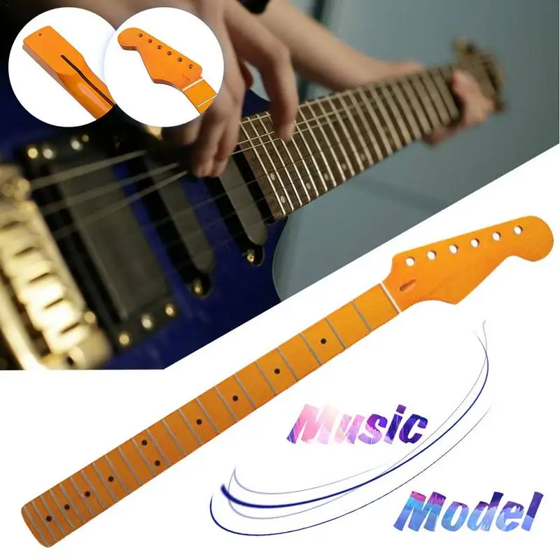 

Hot Electric Guitar Neck Canada Maple 22 Vintage Tint Gloss Bolt On Guitar Parts Accessories