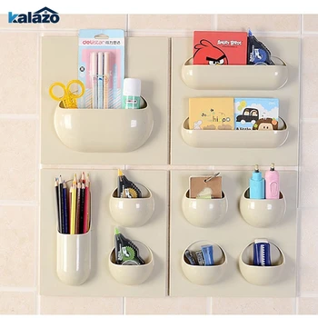 

4 Styles Wall Suction Cup Kitchen Bathroom Storage Rack Can Use Repeatedly Bathroom Organizer Storage Shelf