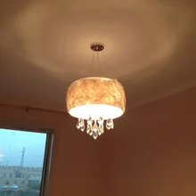 Многоцветная пуховая лампа подвесные светильники детская комната подвесной свет кристалл подвесной светильник спальня ребенок E14 светодиодный светильник