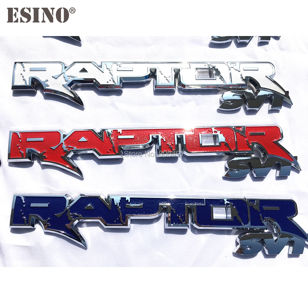 10 x Новинка 3D значок для багажника автомобиля ABS Эмблема RAPTOR SVT аксессуары задней
