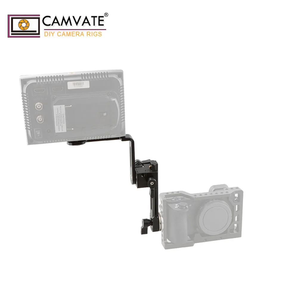 Вращающийся L образный Соединительный кронштейн CAMVATE на 360 ° с НАТО и ARRI Rosette M6