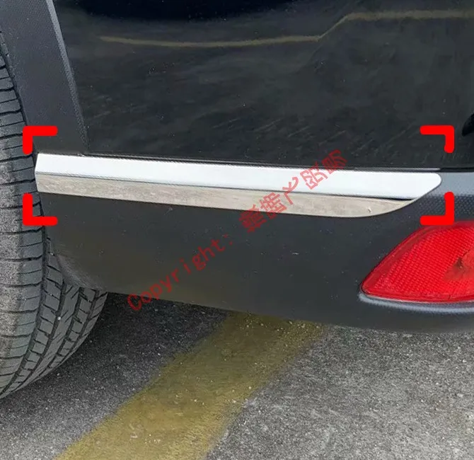 Хромированный АБС-пластик протектор заднего бампера Боковая Отделка для Subaru