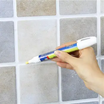 

2020 Tile Marker Repair Wall Pen White Grout Marker Odorless Non Toxic for Tiles Floor and Tyre Suitable Car Painting Mark Pen