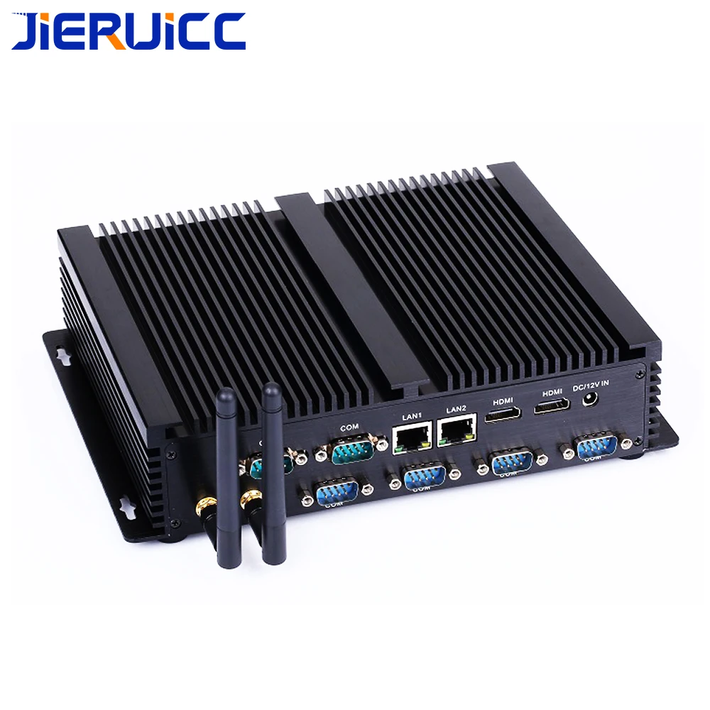 

Fanless Industrial PC Intel Core I3 4010U i5 4200u i7 4500u Barebone Mini PC with RS232 6COM DUAL LAN Port 2 HD display GT4000
