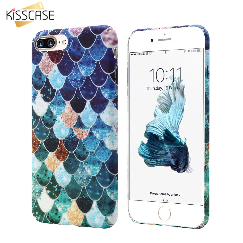 KISSCASE весы светящийся чехол для Samsung Galaxy Note 8 S8 Plus S7 Edge A3 A5 2017 Русалка чехлы iPhone X 7 6 6S