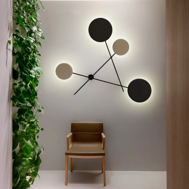 

Modern Light Novelty Wall Lamp Creative Home Lighting Restaurant Fixtures LED Living Room Wall Sconces Iron Bedroom Wall Lights