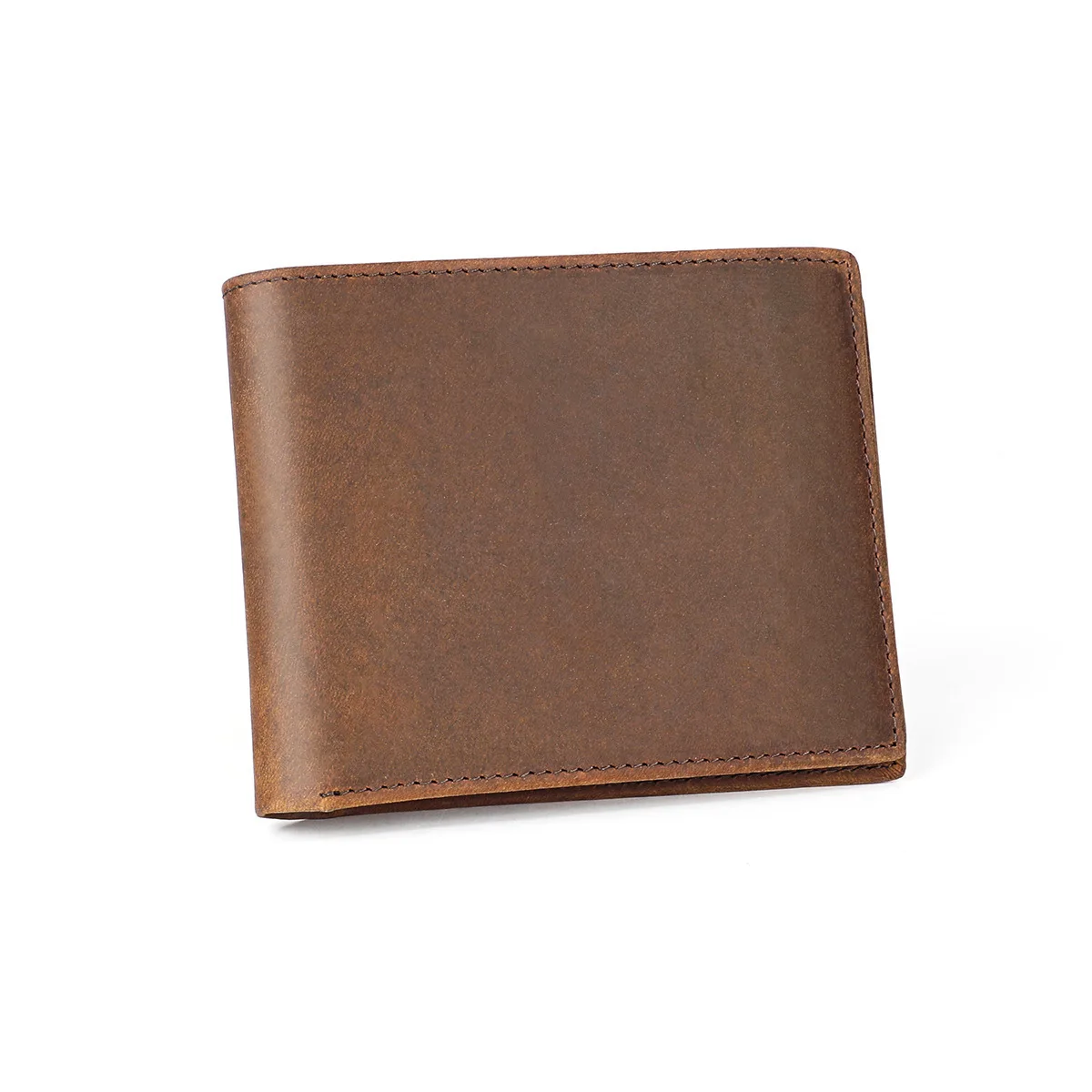 

Luxury Brand Men Wallet Genuine Leather Short Coin Purse Fashion Hasp Wallet For Male Portomonee with Card Holder Photo Holder