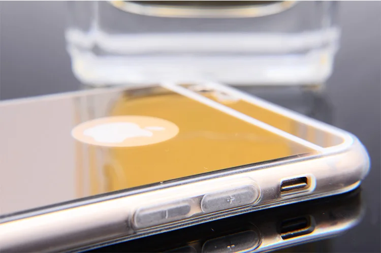 Чехол для Телефона iPhone X 8 7 Plus роскошный зеркальный чехол XS 6S 6 5S 5 SE 4S 4 задняя