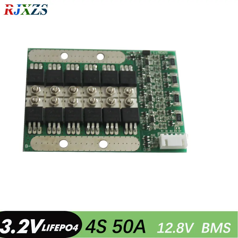 Плата защиты аккумулятора BMS PCM lifepo4 50A bms pcm с балансировкой для запуска