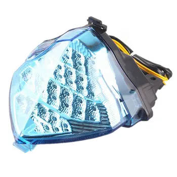 

For Yamaha YZF R1 2004 2005 2006 LED Turn Signals Integrated Rear Tail Light Blue