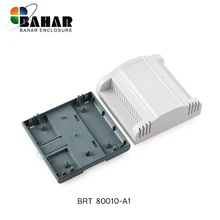 100PCS/LOT electronics din rail enclosures fire resistant din rail box for PCB board housing diy PLC box 108*112*55.8mm