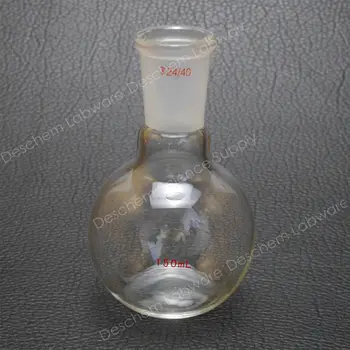 

150ml,24/40,1-Neck,Round Bottom Glass Flask,Lab Boiling Bottle,Single Neck
