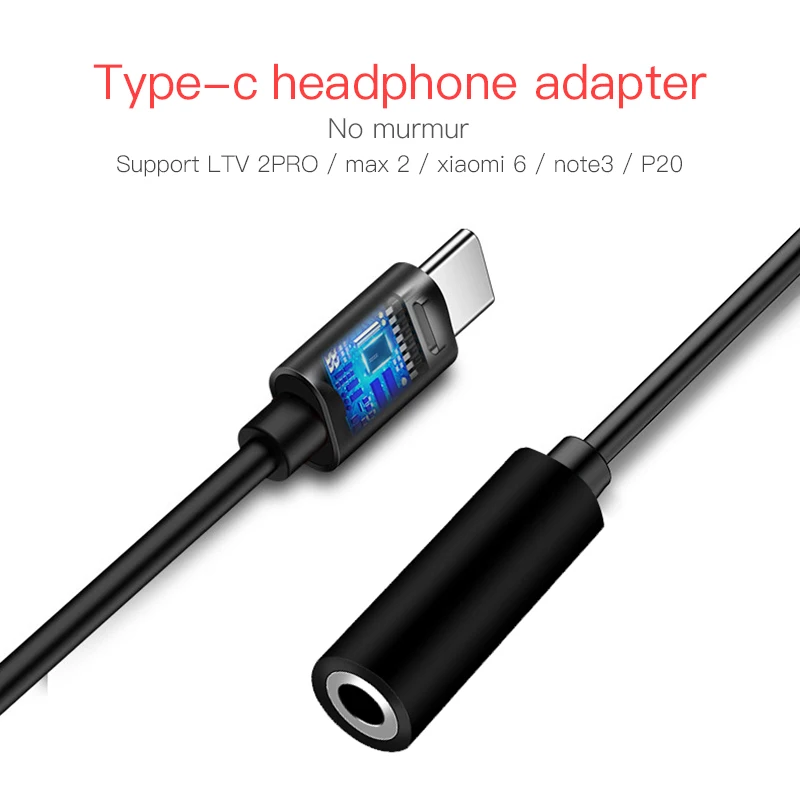 AUX аудио кабель Тип C к 3 5 адаптер для наушников USB Type мм разъем конвертер Xiaomi Huawei Letv