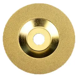10 см с алмазным покрытием шлифовальный режущий диск режущие диски абразивный диск DIY инструмент золото ^