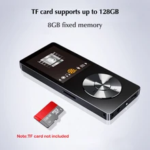 DOITOP встроенный громкий динамик HIFI Звук Мини Автомобильный MP3-плеер 8 Гб цветной экран Поддержка TF карта fm-радио запись электронная книга ридер