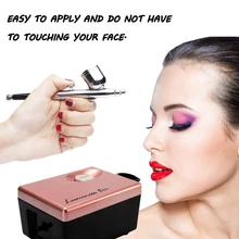 Мини аэрограф компрессор комплект Портативный татуировки макияж торт украшения Аэрограф Воздушный компрессор для ногтей и макияж живопись