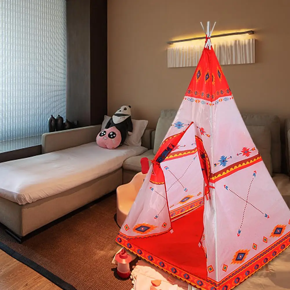 

Indian Style Children's Tent Ethnic Style Baby Yurt Play Tent Game House