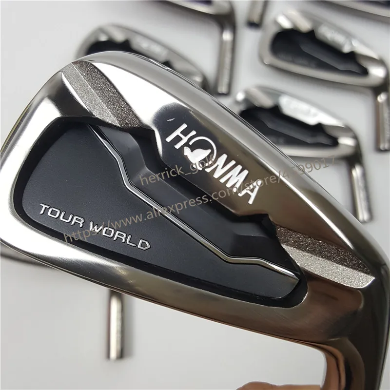 

Golf Clubs Professional golfer 737P Golf Irons HONMA Tour World TW737p iron group 3-11 S (10 PCS) Black head steel shaft