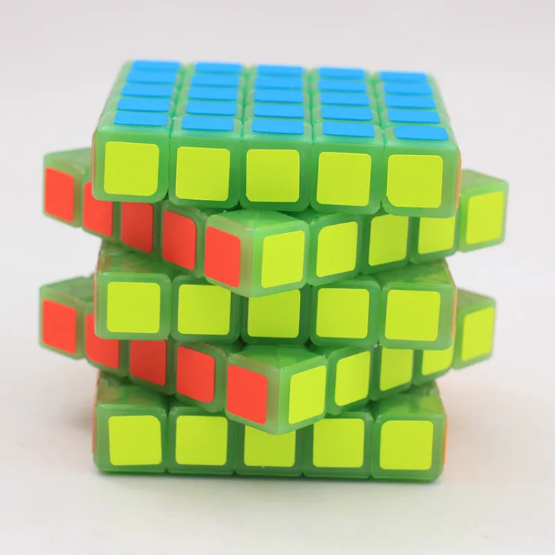 Zcube 5x5x5 Спиннер волшебный неокуб Рисунок образования детей светится в темноте