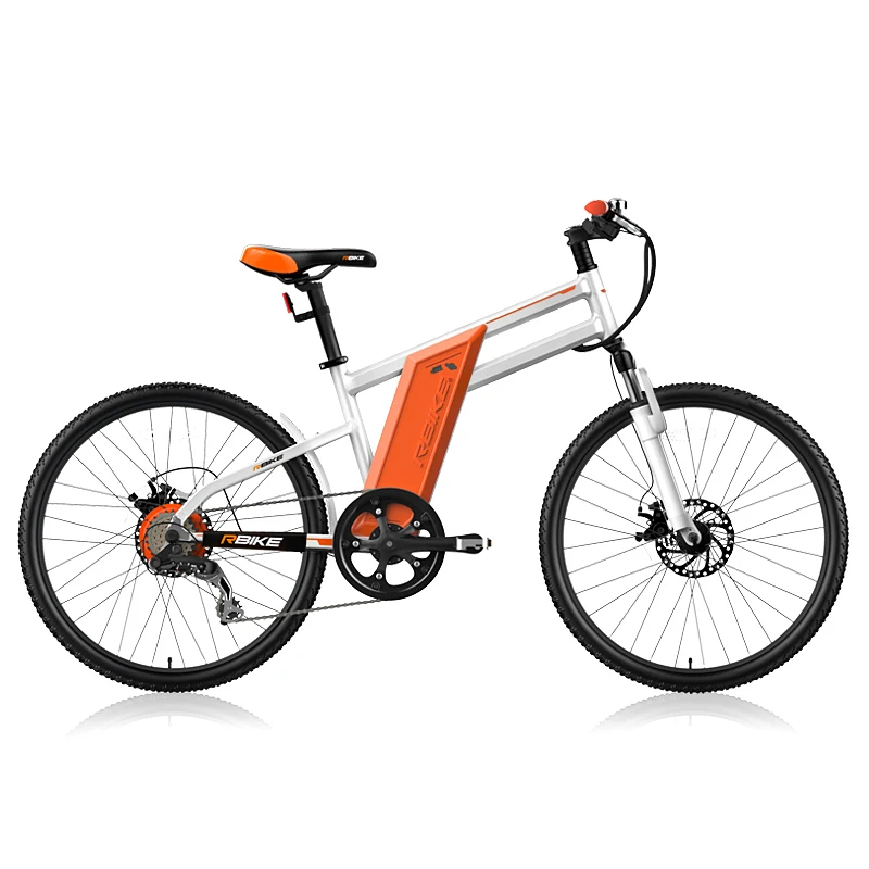 Best 24 Inch Electric Bicycle Bike 240W 36V Two Wheel Electric Bicycle Montain Ebike Range 50-70KM Orange/Blue Adult Electric Scooter 0