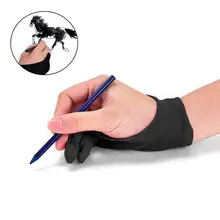 Художник противообрастающих устойчивое двумя пальцами перчатки рисунок перчатки