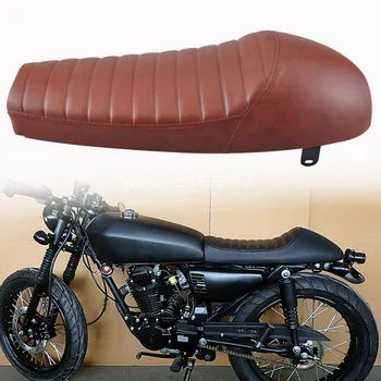 

Motorcycle Horizontal Stripes Soft Hump Seat Cafe Racer Fits For Suzuki GN125 GN250 GN400 GR650 Cafe Racer Seat