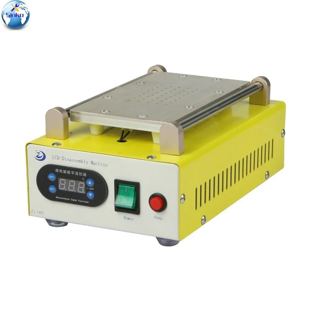 

2019 ZJ-1902 7 Inch LCD Separating With Built-in Vacuum Pump Touch Screen Separator Machine For Mobile Phone Repairing