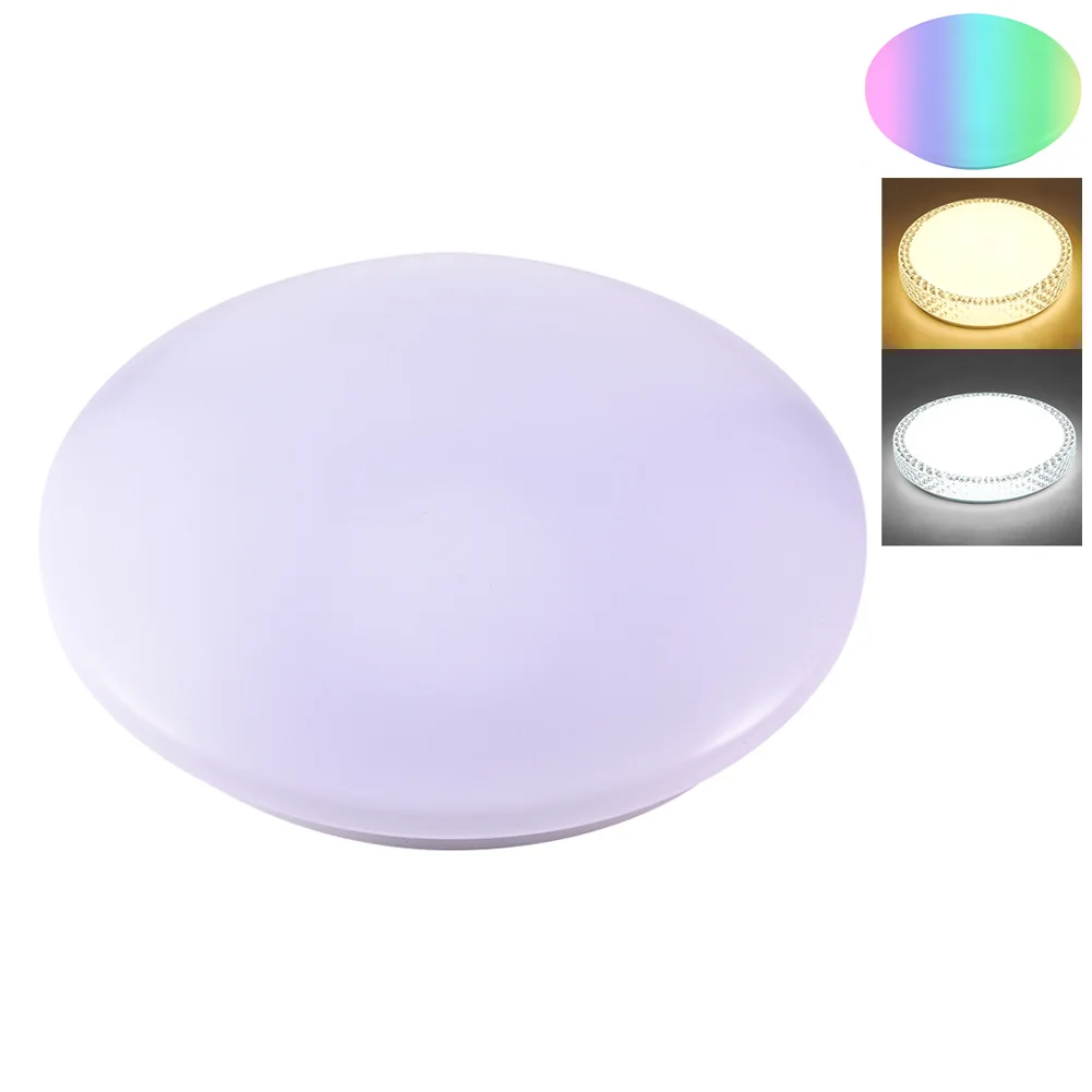 

Indoor Brightness Adjustment Lamp Round Long Range Long Life Modern Bluetooth Durable Ceiling Light Wireless Control Home Smart