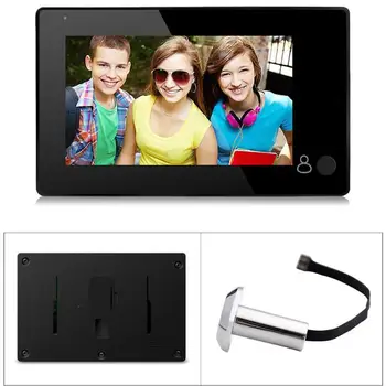 

4.3-inch LCD digital video door peephole doorbell camera night vision 145 degrees smart doorbell camera viewer peephole